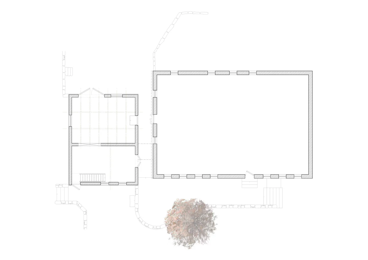 ZERO Architektur Projekte Fankhänel technische Zeichnungen EG Grundriss