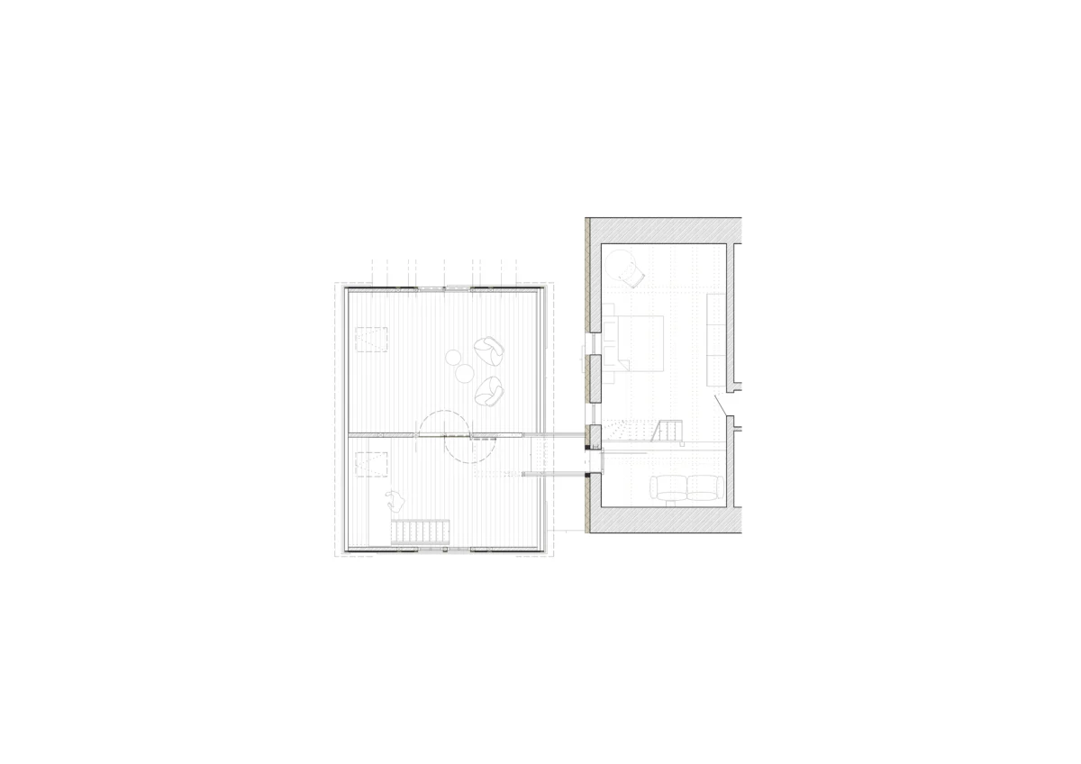 ZERO Architektur Projekte Fankhänel technische Zeichnungen OG Grundriss